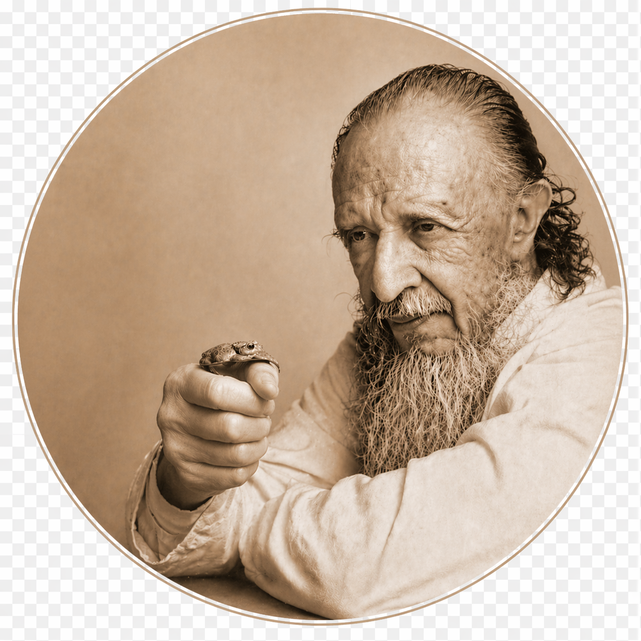 Dr. David Ferriz Olivares con ranita coqui